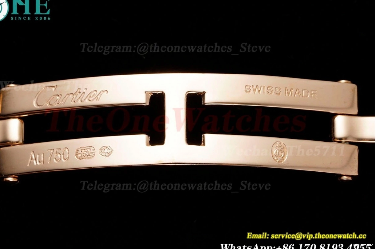 Ladies RG Dial Dia White 30mm AF RG Quartz De Pasha Cartier 0116